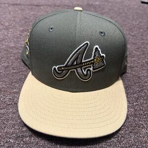 New Era Green and Tan Hat